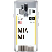 Прозрачный чехол Uprint LG G7 / G7 Plus ThinQ Ticket Miami