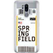 Прозрачный чехол Uprint LG G7 / G7 Plus ThinQ Ticket Springfield