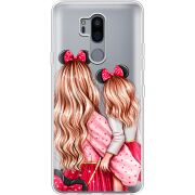 Прозрачный чехол Uprint LG G7 / G7 Plus ThinQ Mouse Girls