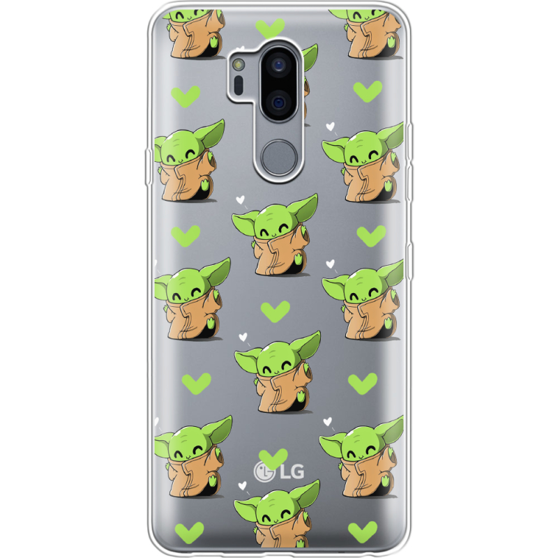 Прозрачный чехол Uprint LG G7 / G7 Plus ThinQ Pattern Baby Yoda
