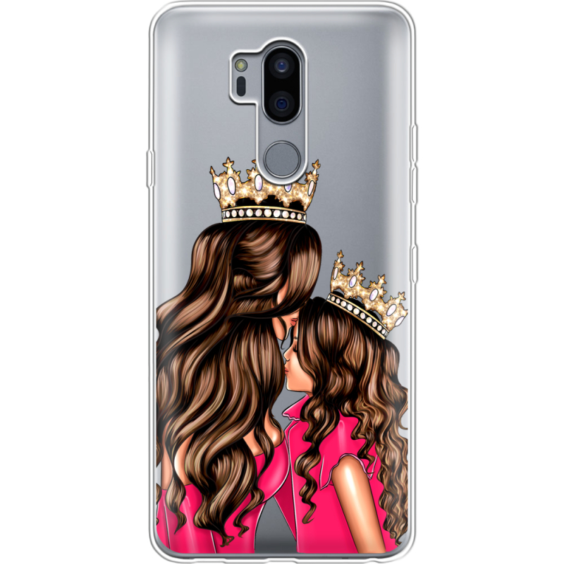 Прозрачный чехол Uprint LG G7 / G7 Plus ThinQ Queen and Princess