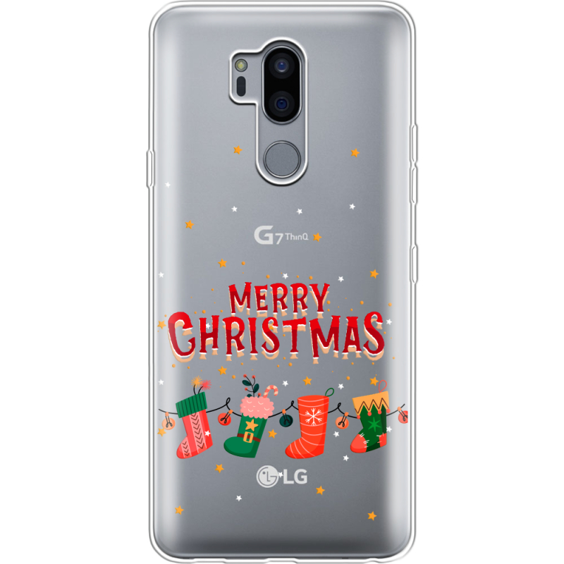 Прозрачный чехол Uprint LG G7 / G7 Plus ThinQ Merry Christmas