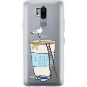 Прозрачный чехол Uprint LG G7 / G7 Plus ThinQ Segull in Cofee Pool