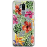 Прозрачный чехол Uprint LG G7 / G7 Plus ThinQ Tropical Flowers