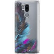 Прозрачный чехол Uprint LG G7 / G7 Plus ThinQ Feathers