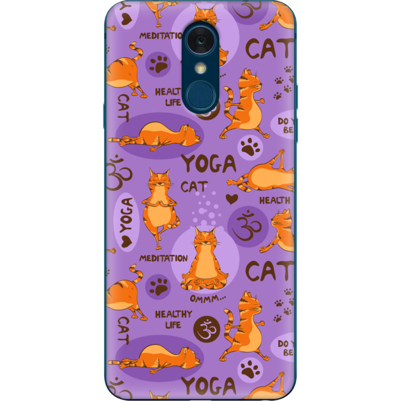 Чехол Uprint LG Q7 / Q7 Plus  Yoga Cat