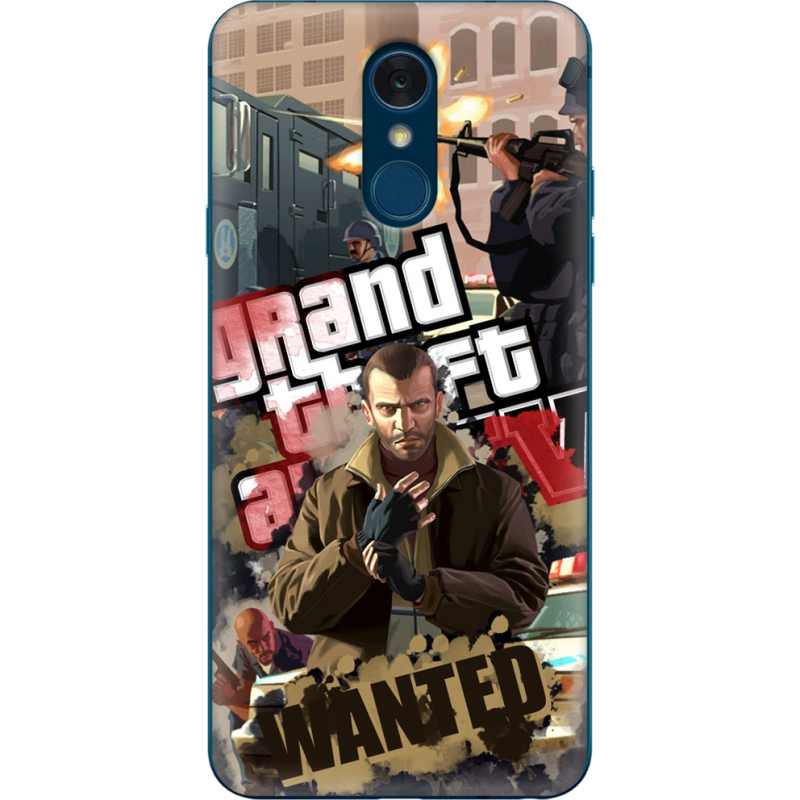 Чехол Uprint LG Q7 / Q7 Plus  GTA 4