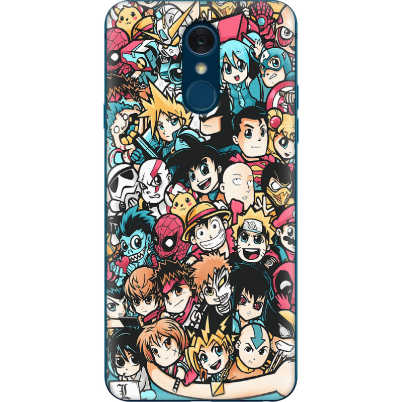 Чехол Uprint LG Q7 / Q7 Plus  Anime Stickers