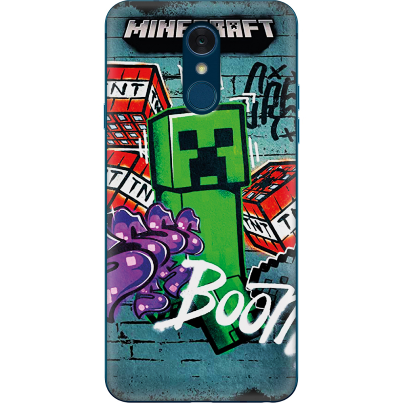 Чехол Uprint LG Q7 / Q7 Plus  Minecraft Graffiti