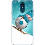 Чехол Uprint LG Q7 / Q7 Plus  Skier Snowman