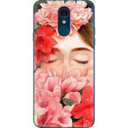 Чехол Uprint LG Q7 / Q7 Plus  Girl in Flowers