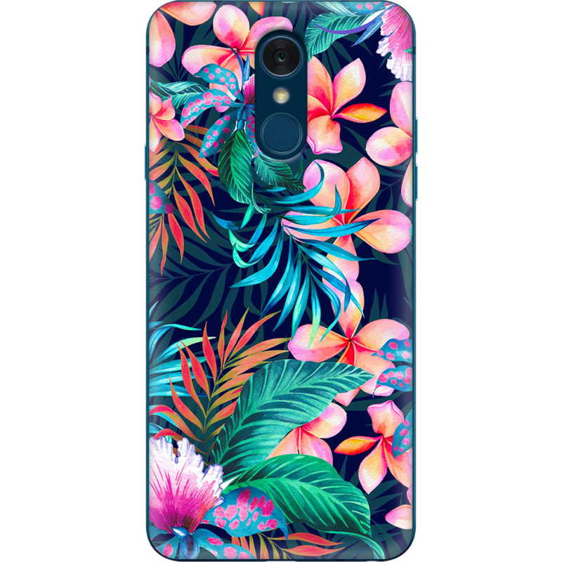 Чехол Uprint LG Q7 / Q7 Plus  flowers in the tropics