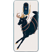 Чехол Uprint LG Q7 / Q7 Plus  Black Deer