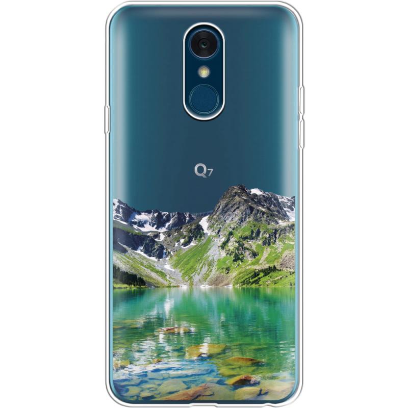 Прозрачный чехол Uprint LG Q7 / Q7 Plus  Green Mountain