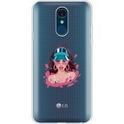 Прозрачный чехол Uprint LG Q7 / Q7 Plus  Selena Gomez