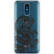 Прозрачный чехол Uprint LG Q7 / Q7 Plus  Chinese Dragon