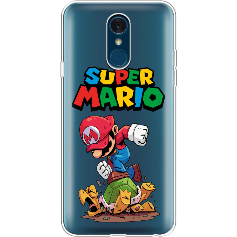 Прозрачный чехол Uprint LG Q7 / Q7 Plus  Super Mario
