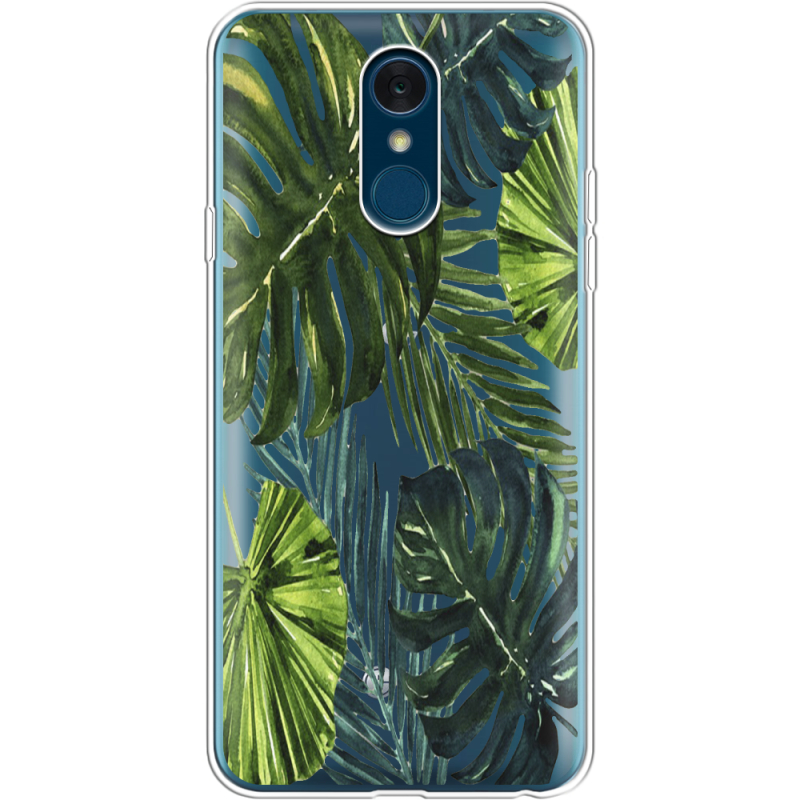 Прозрачный чехол Uprint LG Q7 / Q7 Plus  Palm Tree