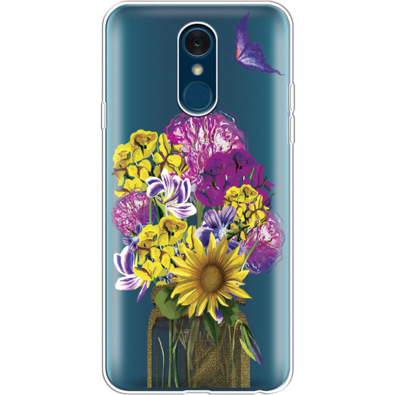 Прозрачный чехол Uprint LG Q7 / Q7 Plus  My Bouquet