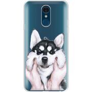 Прозрачный чехол Uprint LG Q7 / Q7 Plus  Husky