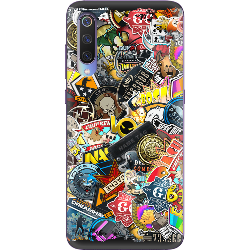 Чехол Uprint Xiaomi Mi 9 CS:Go Stickerbombing