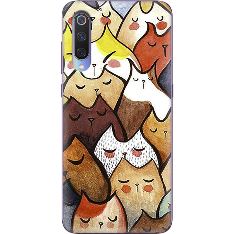 Чехол Uprint Xiaomi Mi 9 Sleepy Cats