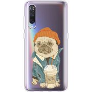 Прозрачный чехол Uprint Xiaomi Mi 9 Dog Coffeeman