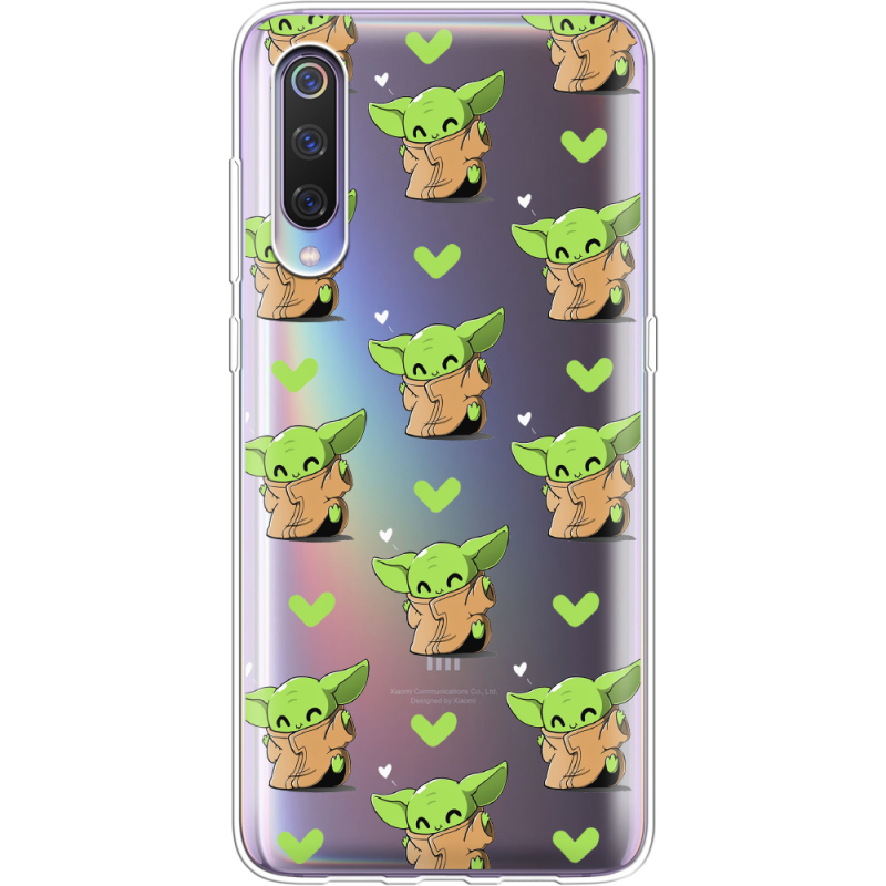 Прозрачный чехол Uprint Xiaomi Mi 9 Pattern Baby Yoda