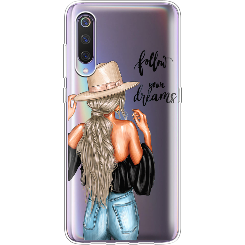 Прозрачный чехол Uprint Xiaomi Mi 9 Follow Your Dreams