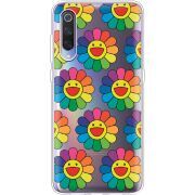 Прозрачный чехол Uprint Xiaomi Mi 9 Hippie Flowers