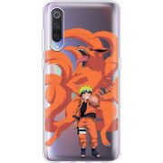 Прозрачный чехол Uprint Xiaomi Mi 9 Naruto and Kurama