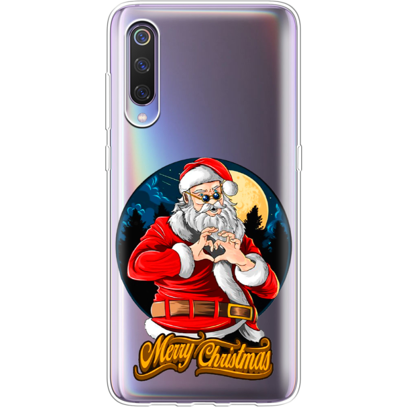 Прозрачный чехол Uprint Xiaomi Mi 9 Cool Santa