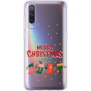 Прозрачный чехол Uprint Xiaomi Mi 9 Merry Christmas