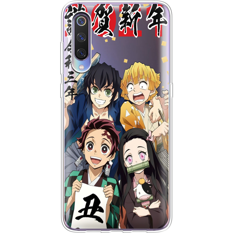 Прозрачный чехол Uprint Xiaomi Mi 9 Незуко та друзі