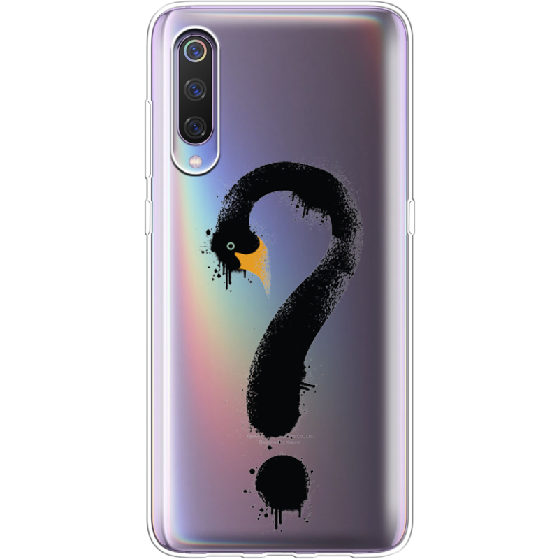 Прозрачный чехол Uprint Xiaomi Mi 9 Swan question