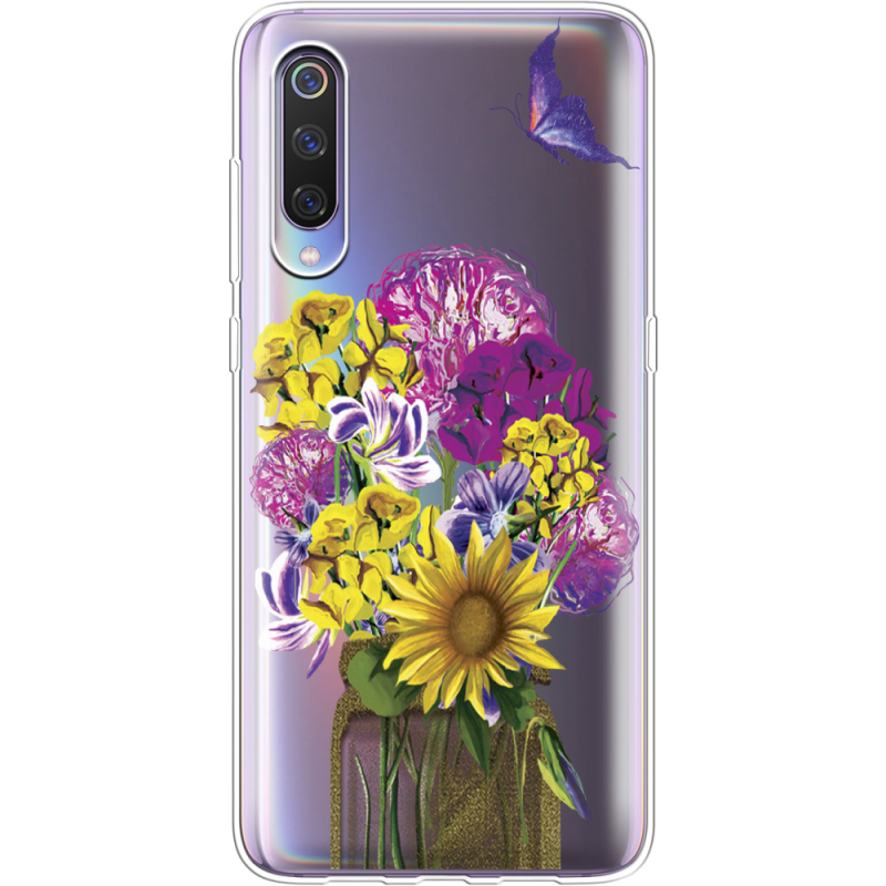 Прозрачный чехол Uprint Xiaomi Mi 9 My Bouquet