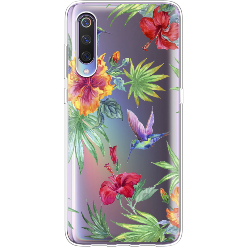 Прозрачный чехол Uprint Xiaomi Mi 9 Tropical