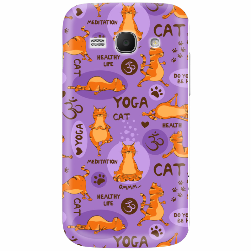 Чехол Uprint Samsung Galaxy Ace 3 S7272 Yoga Cat
