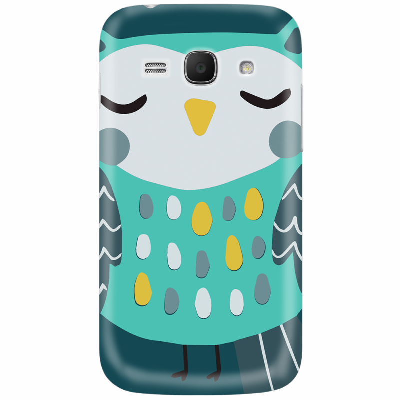 Чехол Uprint Samsung Galaxy Ace 3 S7272 Green Owl