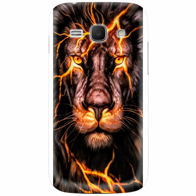 Чехол Uprint Samsung Galaxy Ace 3 S7272 Fire Lion