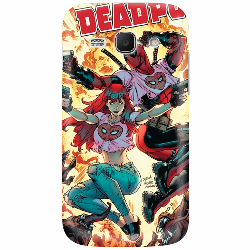 Чехол Uprint Samsung Galaxy Ace 3 S7272 Deadpool and Mary Jane