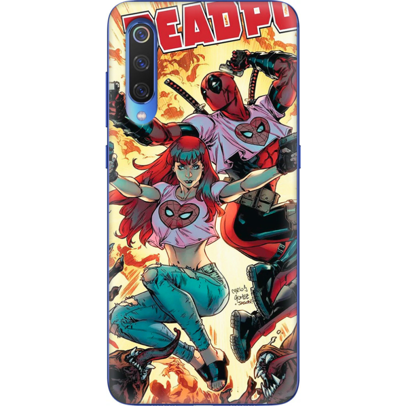 Чехол Uprint Xiaomi Mi 9 SE Deadpool and Mary Jane