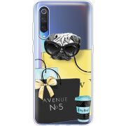 Прозрачный чехол Uprint Xiaomi Mi 9 SE Fashion Pug