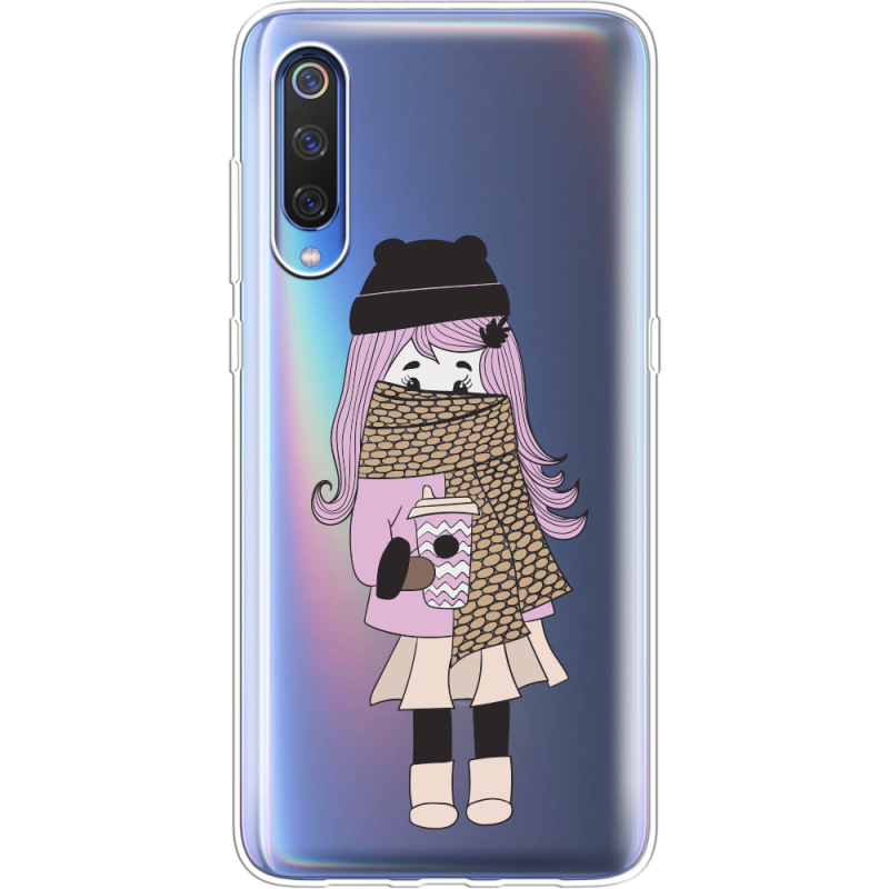 Прозрачный чехол Uprint Xiaomi Mi 9 SE Winter Morning Girl