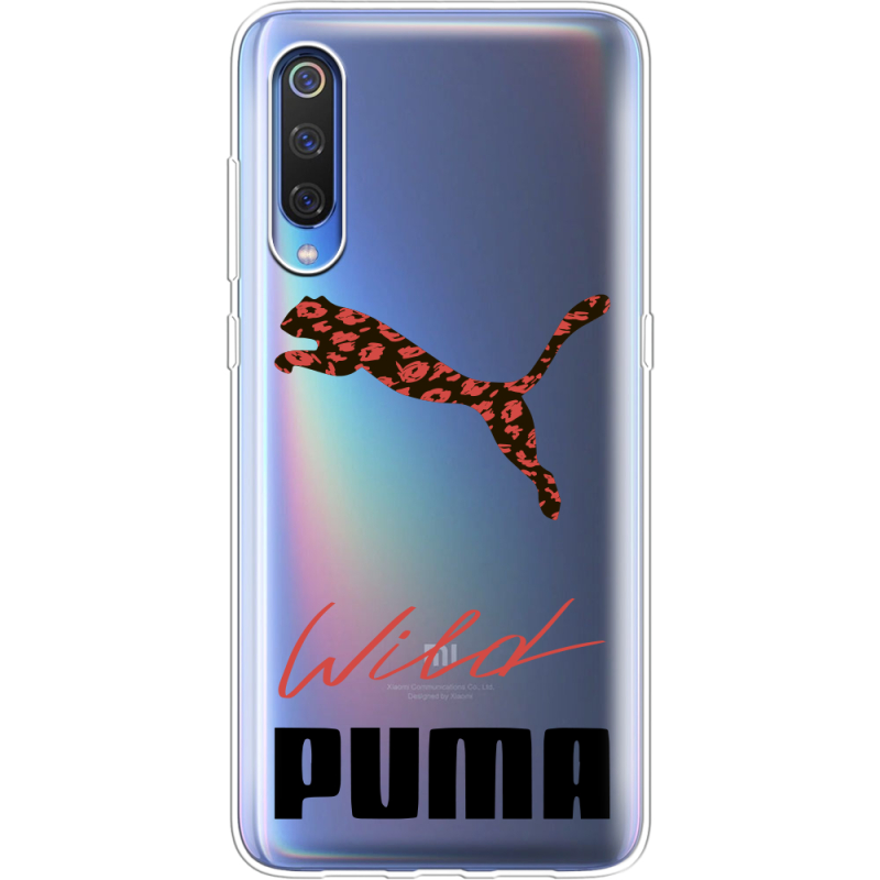Прозрачный чехол Uprint Xiaomi Mi 9 SE Wild Cat
