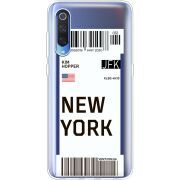 Прозрачный чехол Uprint Xiaomi Mi 9 SE Ticket New York