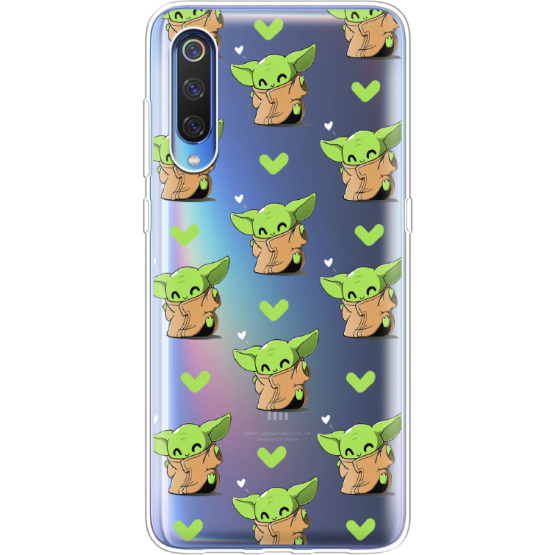 Прозрачный чехол Uprint Xiaomi Mi 9 SE Pattern Baby Yoda