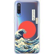 Прозрачный чехол Uprint Xiaomi Mi 9 SE Большая волна в Канагаве