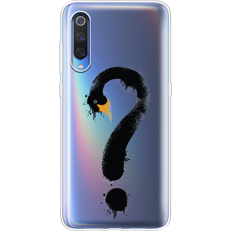 Прозрачный чехол Uprint Xiaomi Mi 9 SE Swan question