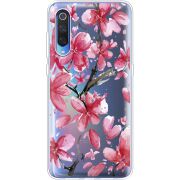 Прозрачный чехол Uprint Xiaomi Mi 9 SE Pink Magnolia